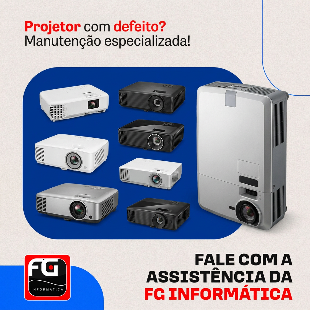 Manutenção de projetores em Dourados